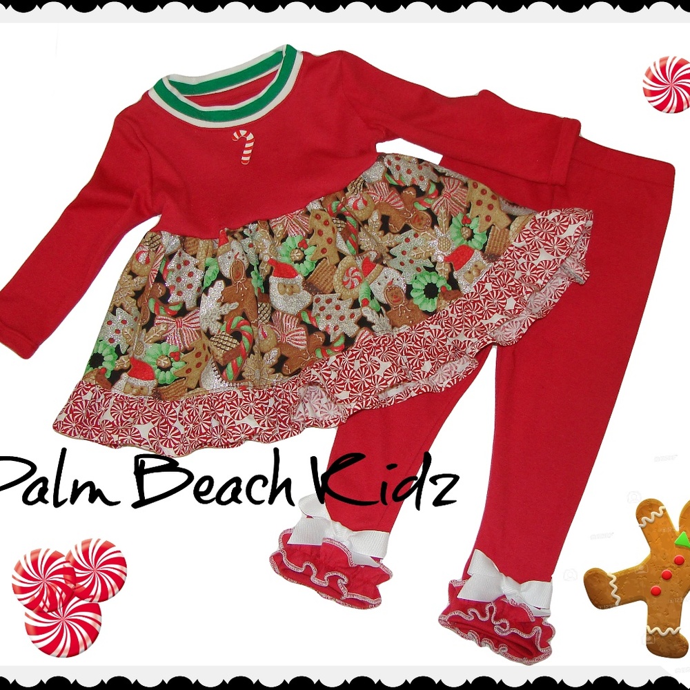 Christmas Holiday Treats Legging Set